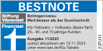 EUROPA Kfz-Versicherung: Ausgezeichnet mit „Weit besser als der Durchschnitt“ von Stiftung Warentest (11/2023)