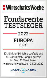 „Fondsrente Testsieger“, WirtschaftsWoche, 24.05.2022