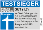 EUROPA fondsgebundene Rentenversicherung: Testsieger bei Stiftung Warentest, Ausgabe 9/2023