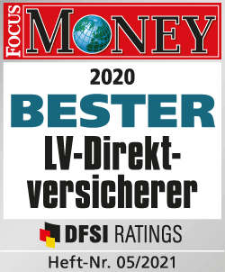 Bester LV-Direktversicherer FocusMoney 05/2021