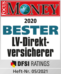 Bester LV-Direktversicherer FocusMoney 05/2021 Bester LV-Direktversicherer FocusMoney 05/2021